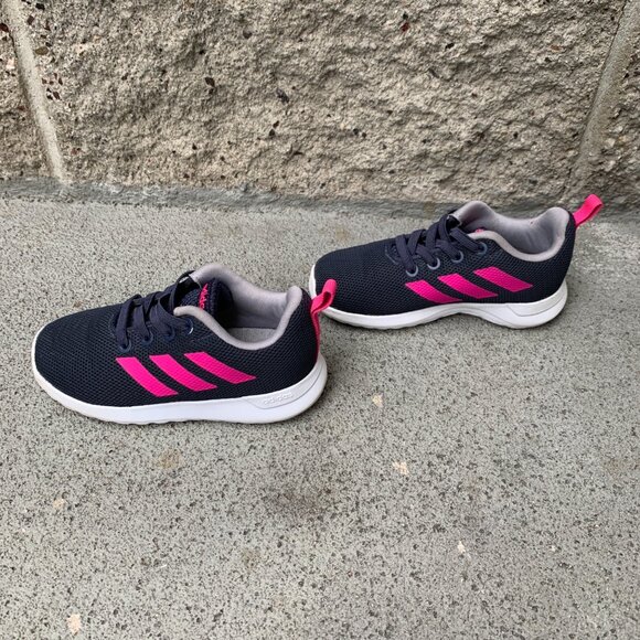 ADIDAS Slip On Sneakers Girls 8 8K Running Shoes Blue Lite Racer Toddler Girl - Picture 2 of 8